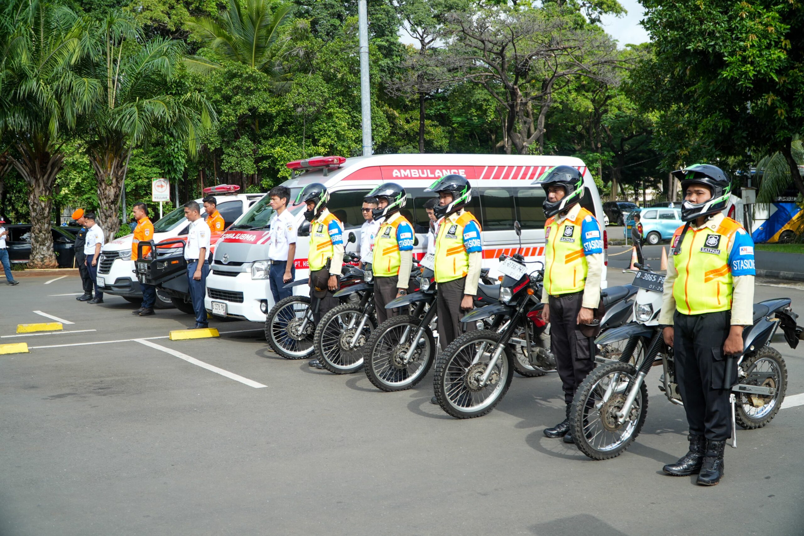 Mudik Aman dan Nyaman, KAI Adakan Apel Gelar Pasukan di Seluruh Wilayah