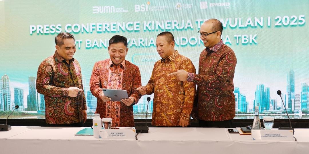 (Foto) Dorong Inovasi Digital dan Bisnis Emas, Laba BSI Triwulan I 2025 Tumbuh Double Digit