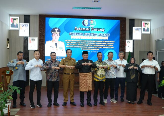 KAI dan Pemprov Sumsel MoU 5 Flyover Muara Enim