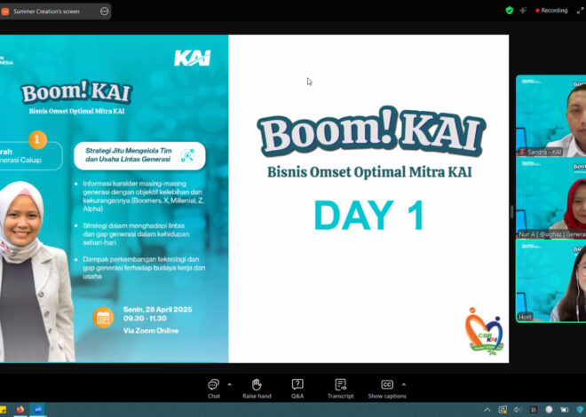 KAI Angkat Potensi UMKM Lewat BOOM! dan MiKA Next Class: Kolaborasi Digital di Era Baru